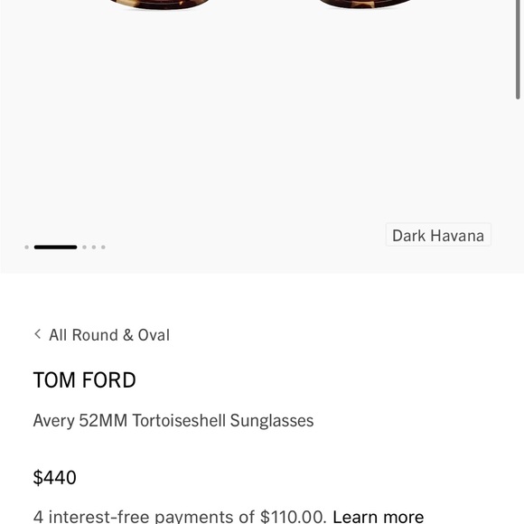 Tom Ford Sunglasses main image 4